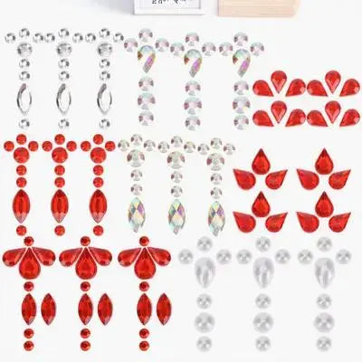 Noor Nazar Rhinestone Bindi Sheet - 7 Sheets