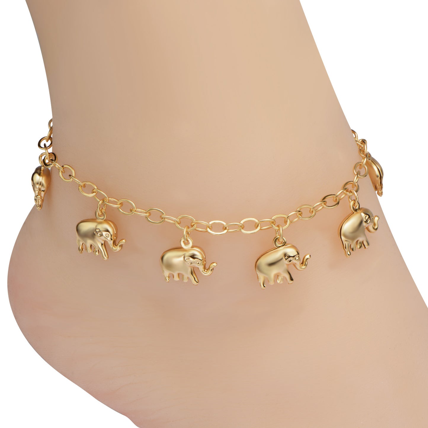 Hathi Steps Gold Anklet