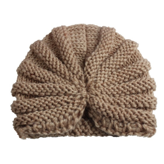 Gulab Knot Wool Baby Turban