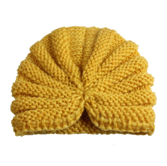 Gulab Knot Wool Baby Turban