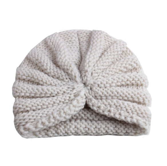 Gulab Knot Wool Baby Turban