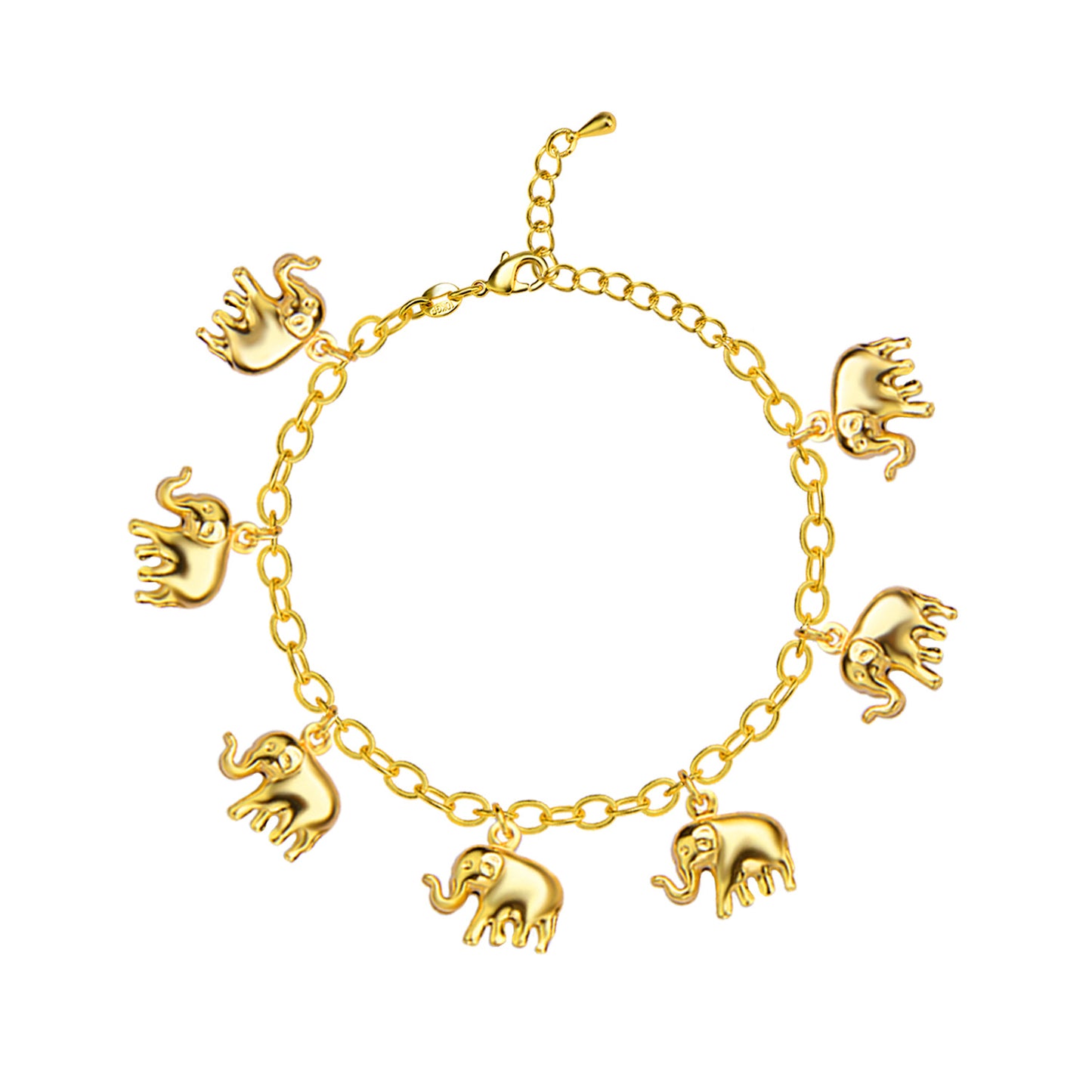 Hathi Steps Gold Anklet