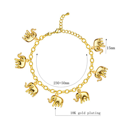 Hathi Steps Gold Anklet