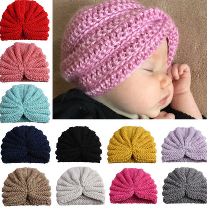 Gulab Knot Wool Baby Turban