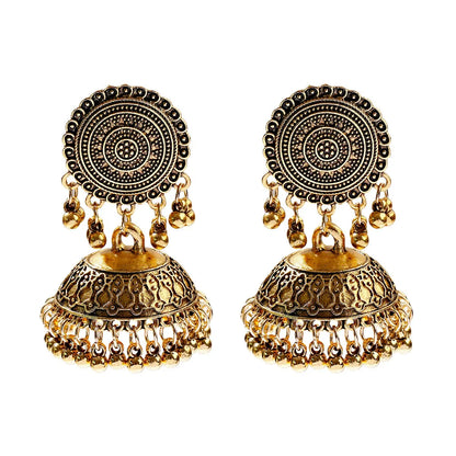 Anvaya - Oxidized Jhumka Earring Set