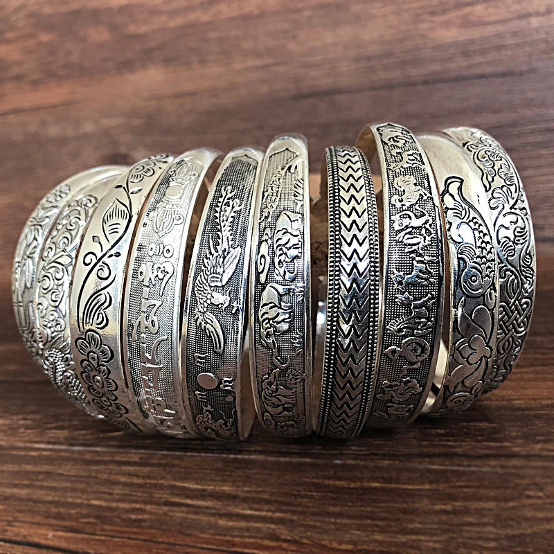 Pahar Rekha Tibetan-Style Thin Bangles