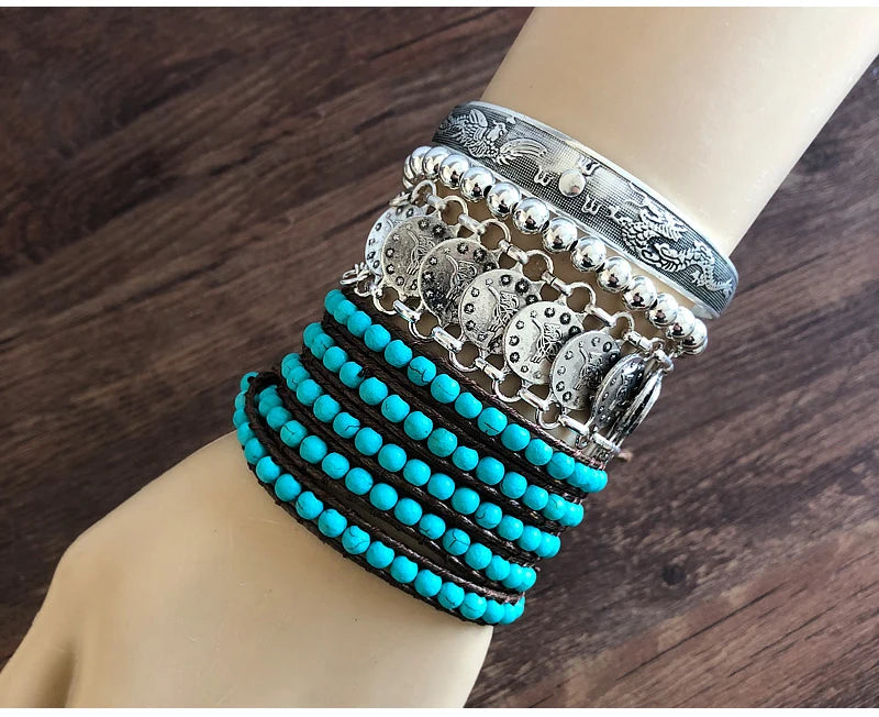 Pahar Rekha Tibetan-Style Thin Bangles