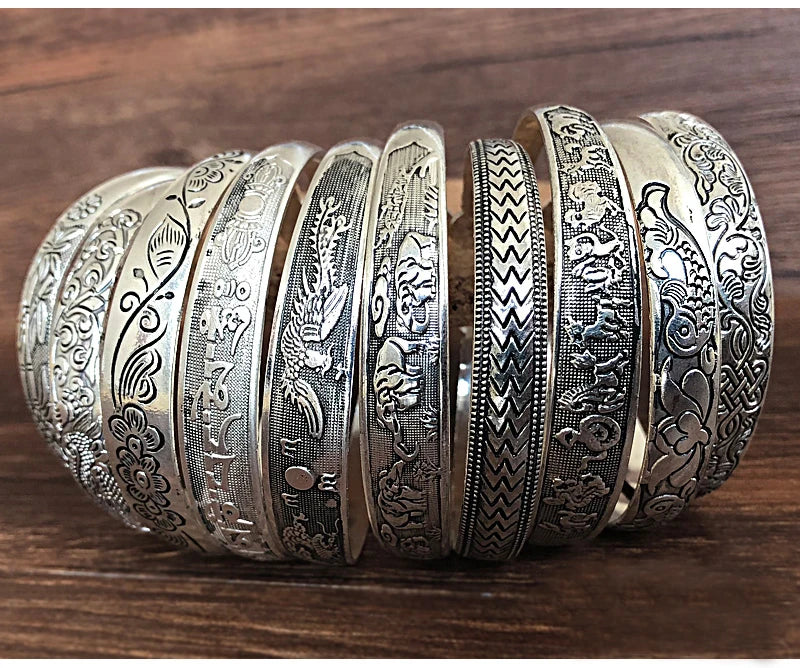 Pahar Rekha Tibetan-Style Thin Bangles