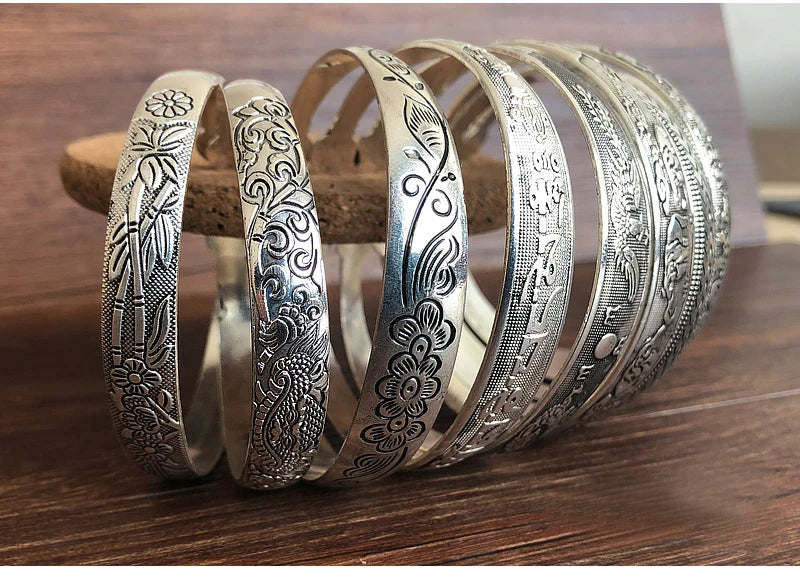 Pahar Rekha Tibetan-Style Thin Bangles