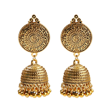 Saanjh - Oxidized Jhumka Earring Set
