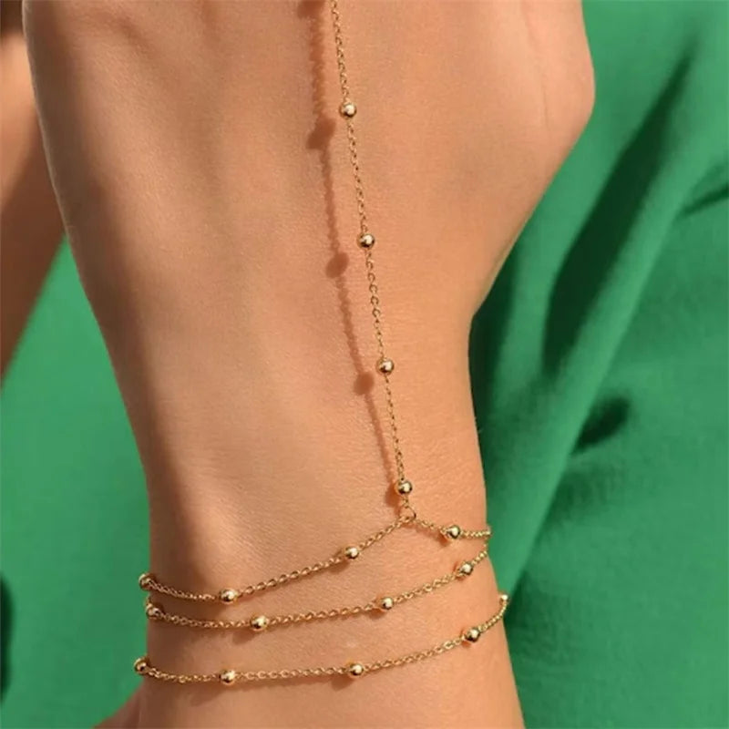 Nazuk Noor Hand Chain Ring