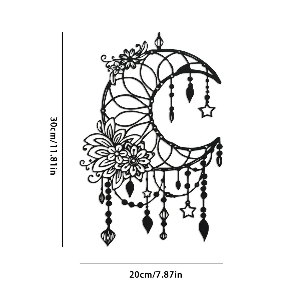 Midnight Noor Crescent Wall Art