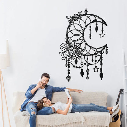 Midnight Noor Crescent Wall Art