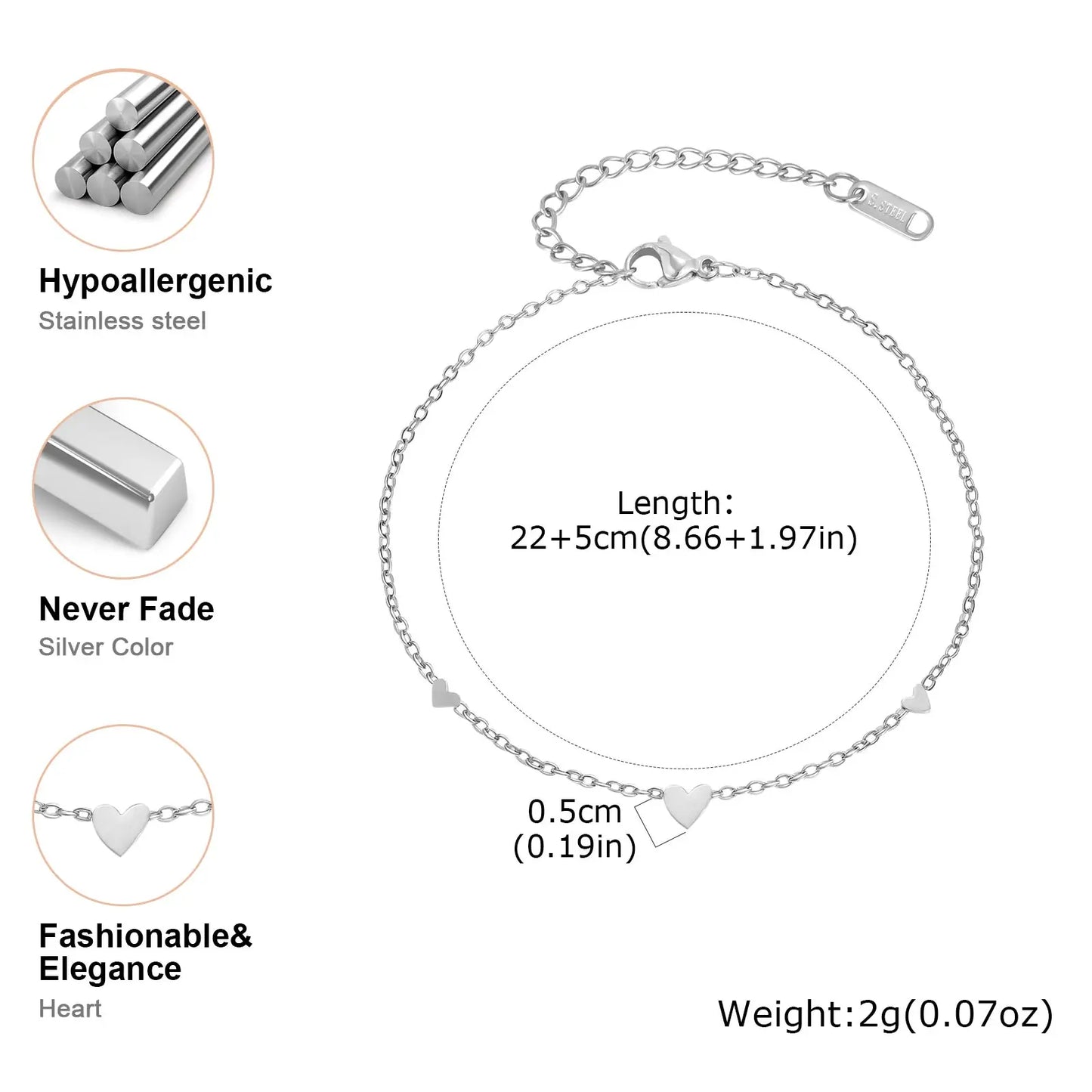 Everyday Line Anklet Collection