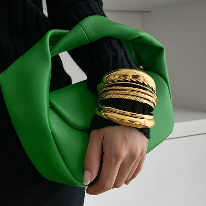 Zeenat Sculpted Bangle Set