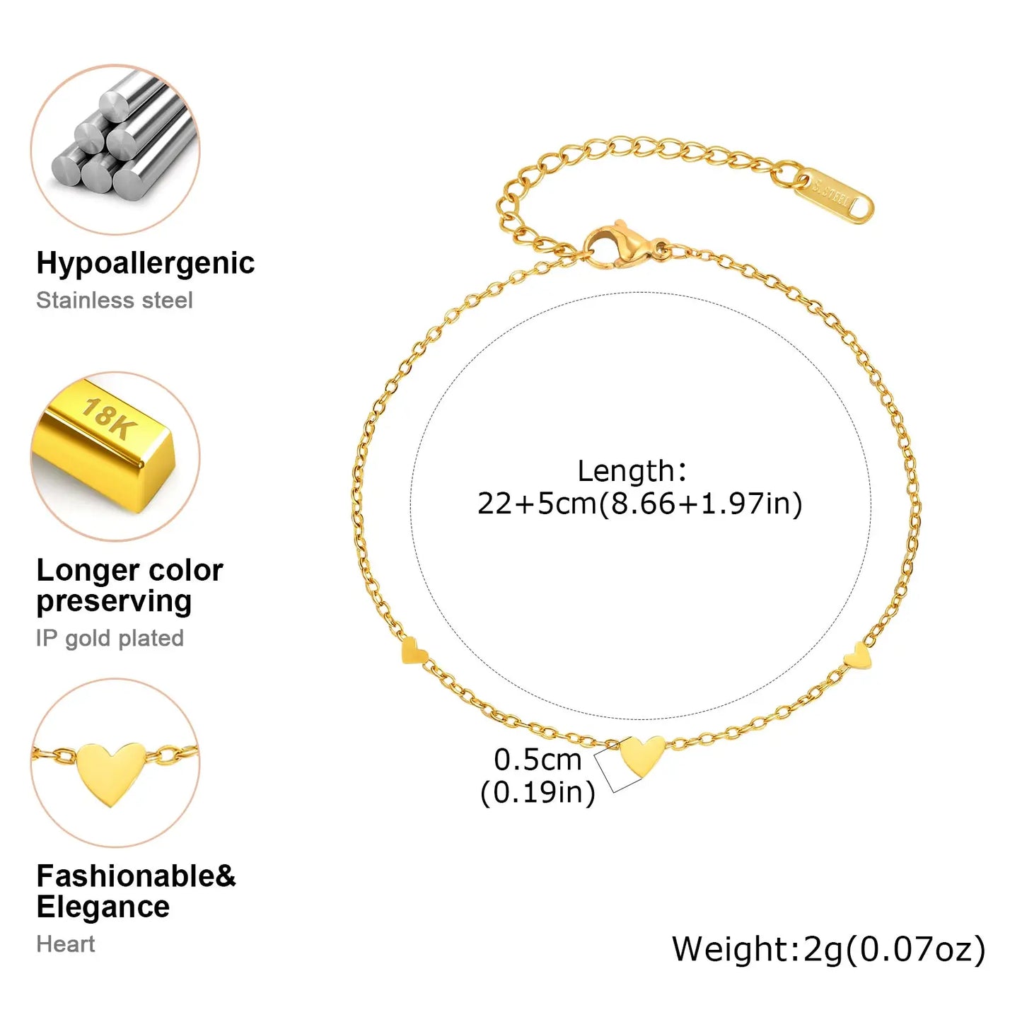 Everyday Line Anklet Collection