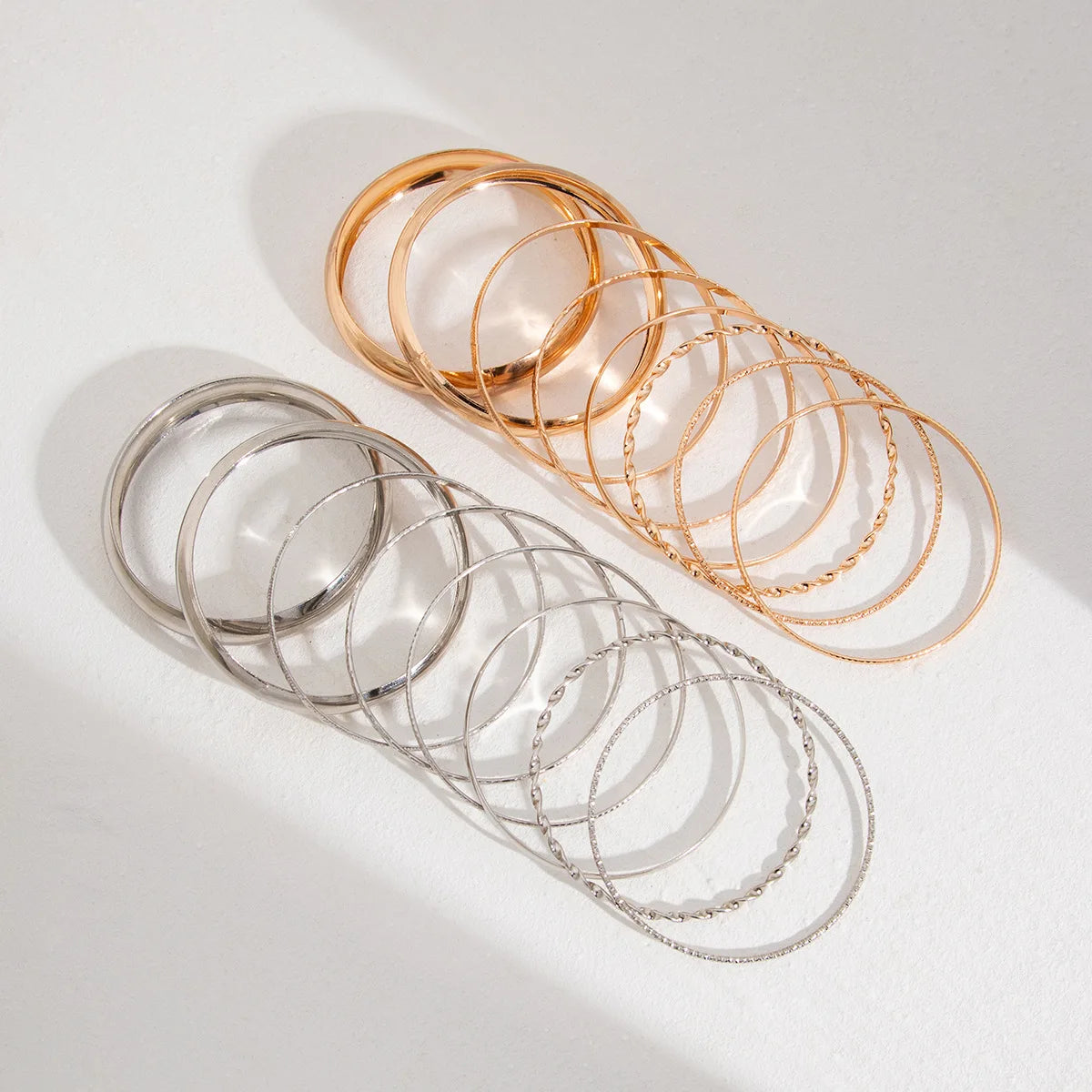 Zeenat Sculpted Bangle Set