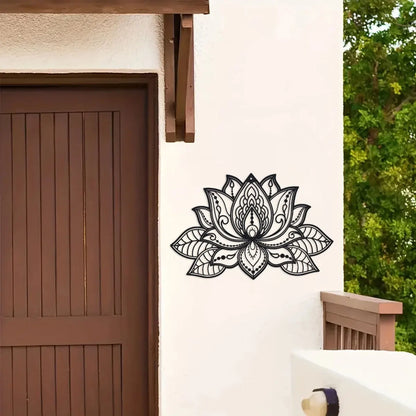 Sukoon Lotus Metal Mandala Wall Art