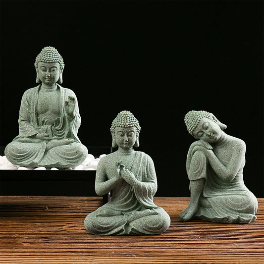 Stillness Buddha Stone Statue