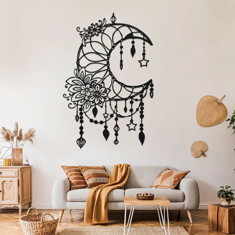 Midnight Noor Crescent Wall Art