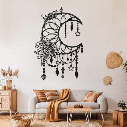 Midnight Noor Crescent Wall Art