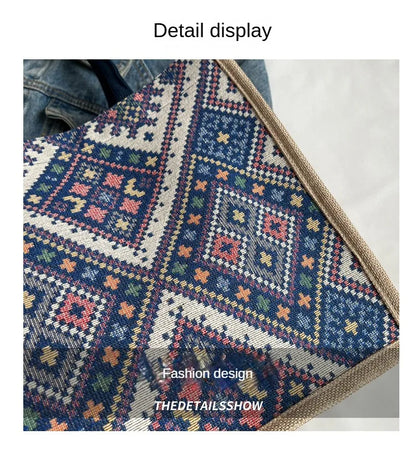 Pahar Bazaar Woven Jute Tote