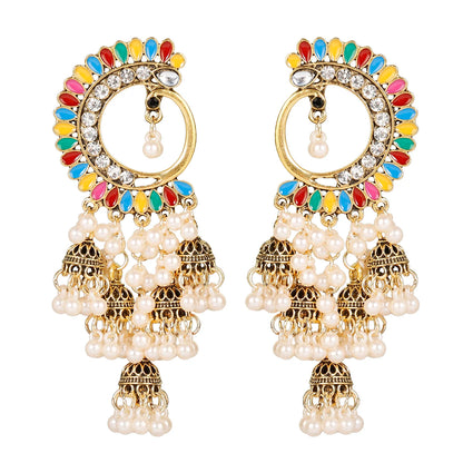 Chandani - Oxidized Jhumka Earring Set