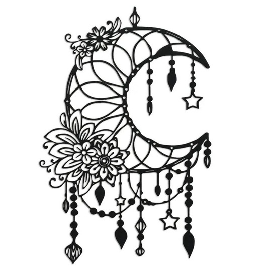 Midnight Noor Crescent Wall Art