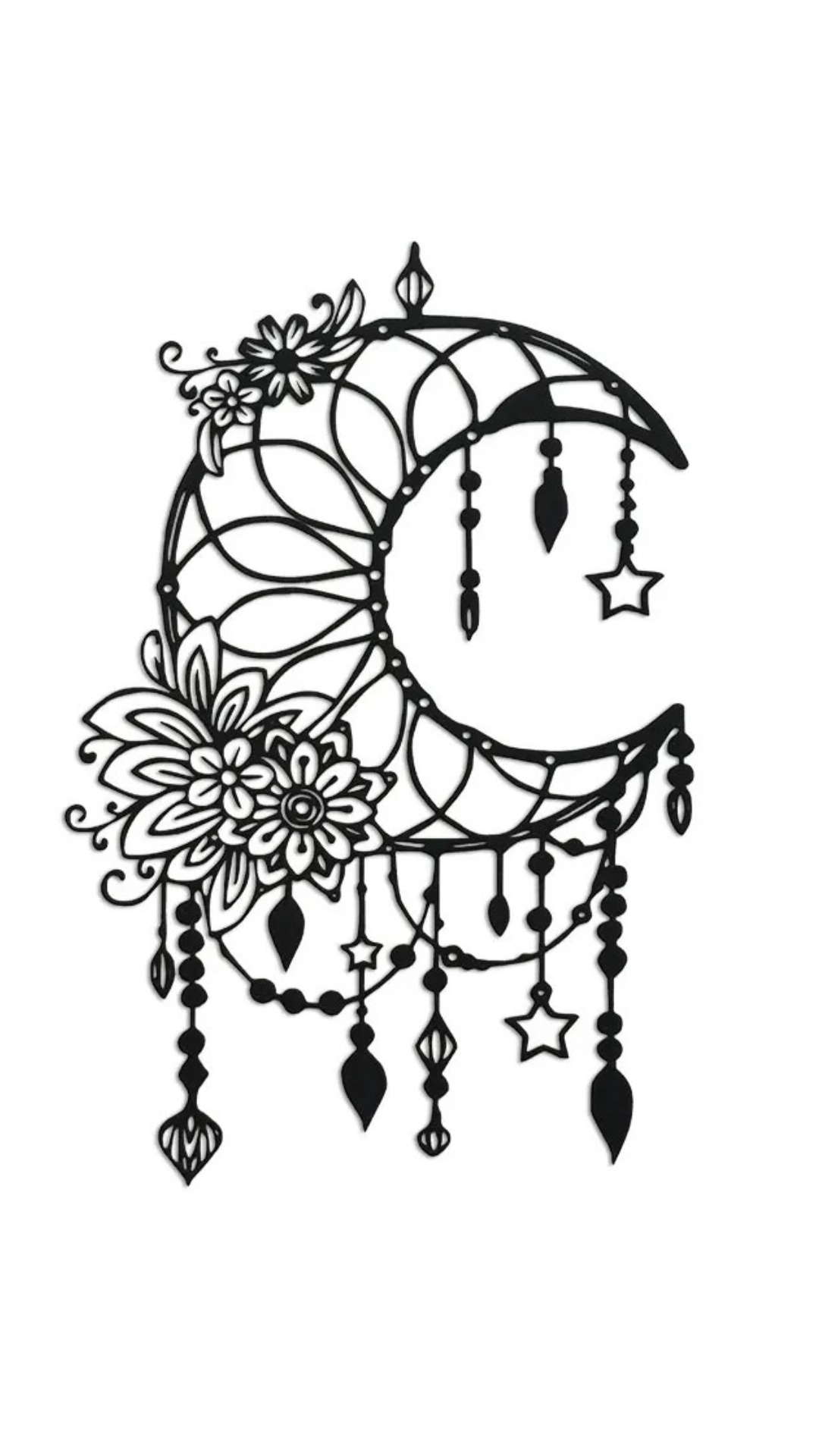 Midnight Noor Crescent Wall Art