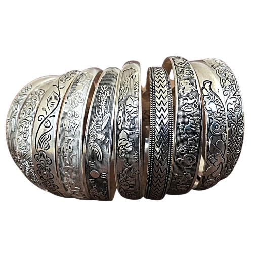 Pahar Rekha Tibetan-Style Thin Bangles